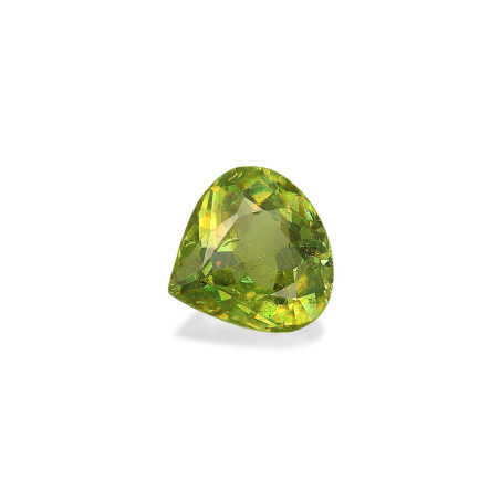 Pear-cut Sphene Lime Green 2.29 carats