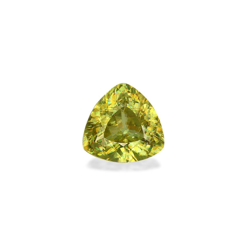 Sphene taille Trilliant Lemon Yellow 2.98 carats