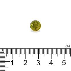 Sphene ronde snit Lime Green 3,60 karaat