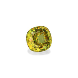 Sphene kussen geslepen Lemon Yellow 3.12 karaat