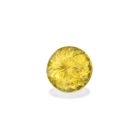 钛鈦矿 taille 圆形 黄色 3.21 carats