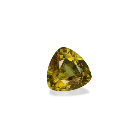 Trilliant-cut Sphene Lime Green 3.72 carats