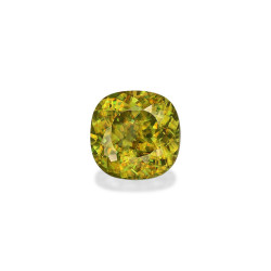 钛鈦矿 taille 靠垫 青柠绿 3.20 carats