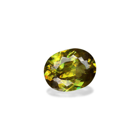 OVAL-cut Sphene  3.66 carats