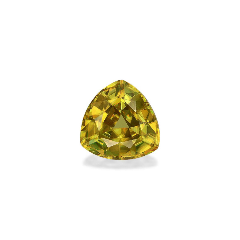 Sphene taille Trilliant Lemon Yellow 2.94 carats