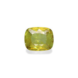 CUSHION-cut Sphene Yellow...