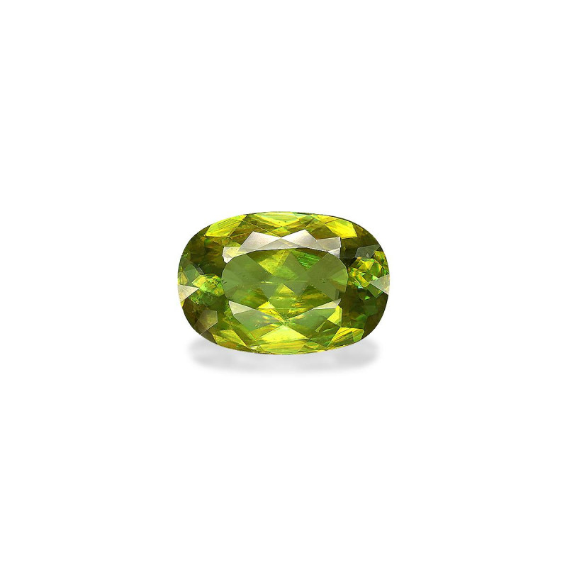 OVAL-cut Sphene Lime Green 3.73 carats
