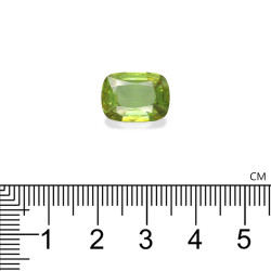 Sphene kussen geslepen Lime Groen 5.54 karaat