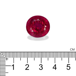 Ovale geslepen Rubelliet Roze 23.94 karaat