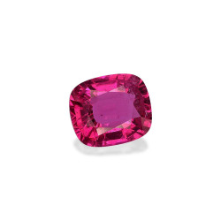 Rubelliet kussen geslepen Fuscia Roze 4.50 karaat