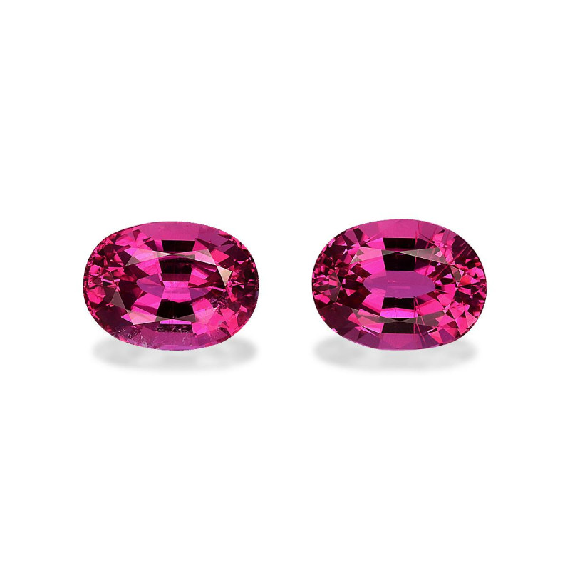 红碧榴石 taille 椭圆形 紫红色粉红 5.48 carats