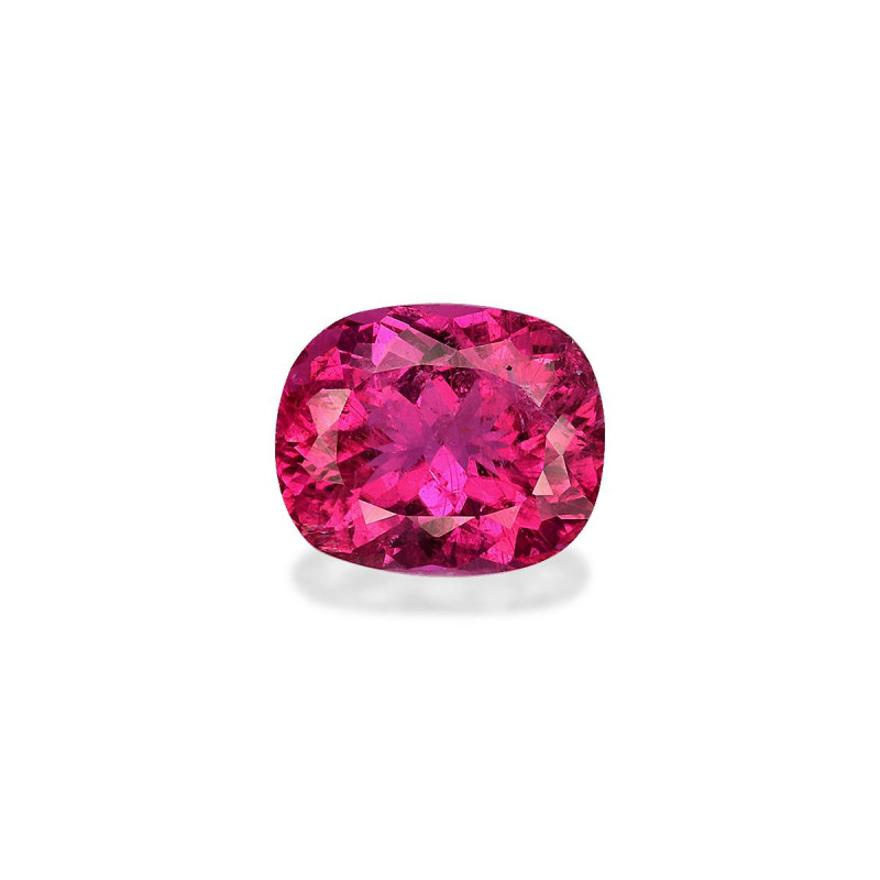 CUSHION-cut Rubellite Tourmaline Fuscia Pink 3.87 carats