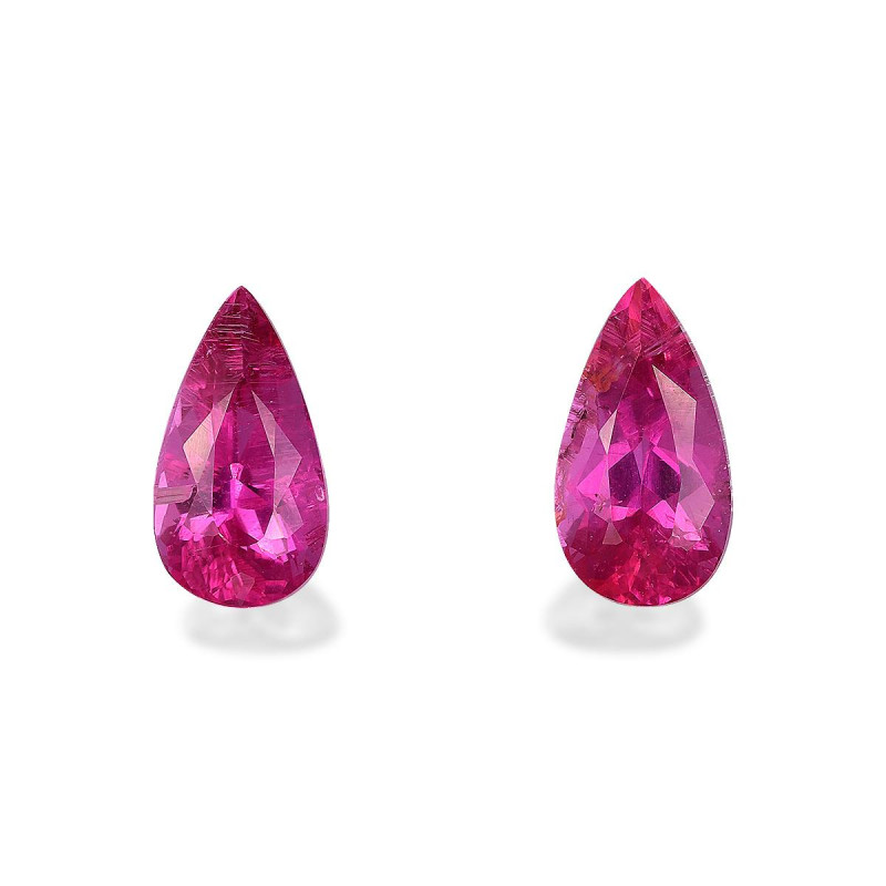 Rubellite taille Poire Fuscia Pink 3.59 carats