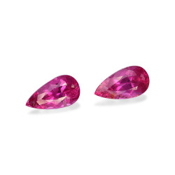 Rubelliet Peer Geslepen Fuscia Roze 3,59 karaat