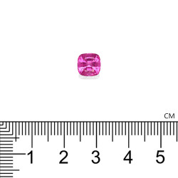 Rubelliet kussen geslepen Bubblegum Roze 1,78 karaat
