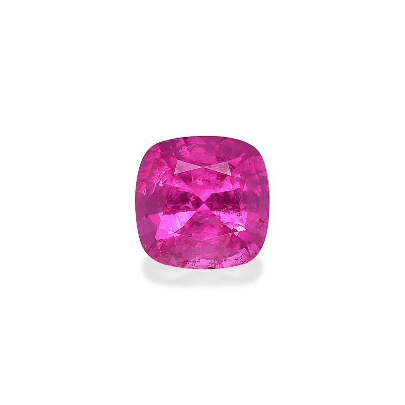 CUSHION-cut Rubellite Tourmaline Fuscia Pink 1.69 carats