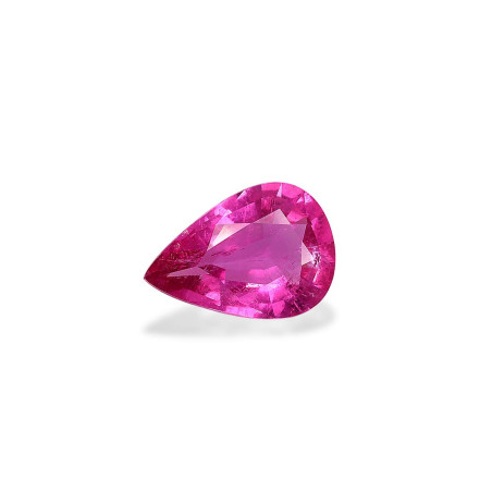 红碧榴石 taille 梨子 紫红色粉红 1.68 carats