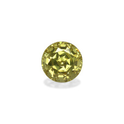 石榴石 taille 圆形 柠檬黄 5.10 carats