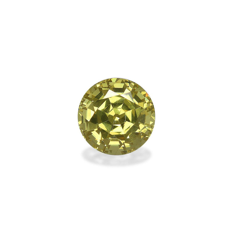 Grenat Grossulaire taille ROND Lemon Yellow 5.10 carats