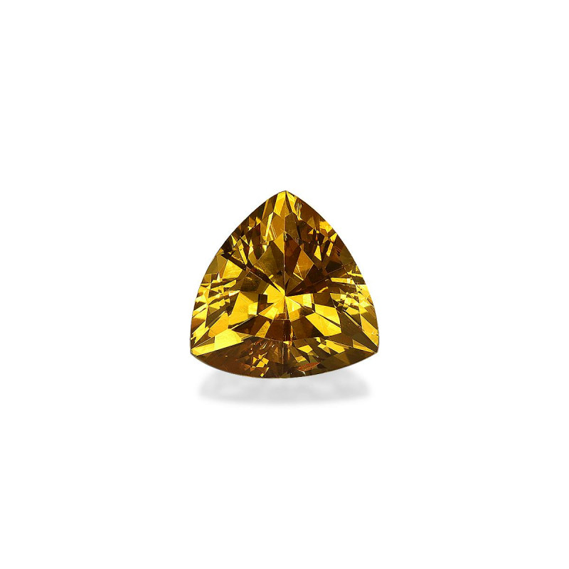 Grandite taille Trilliant Jaune Miel 3.78 carats