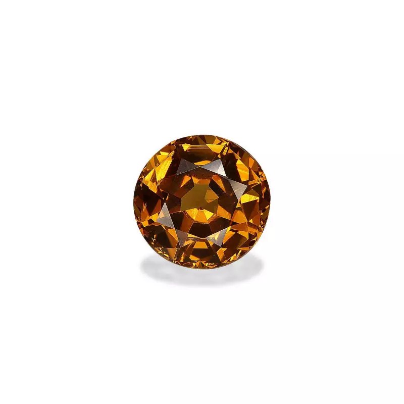 ROUND-cut Grossular Garnet Golden Yellow 3.54 carats