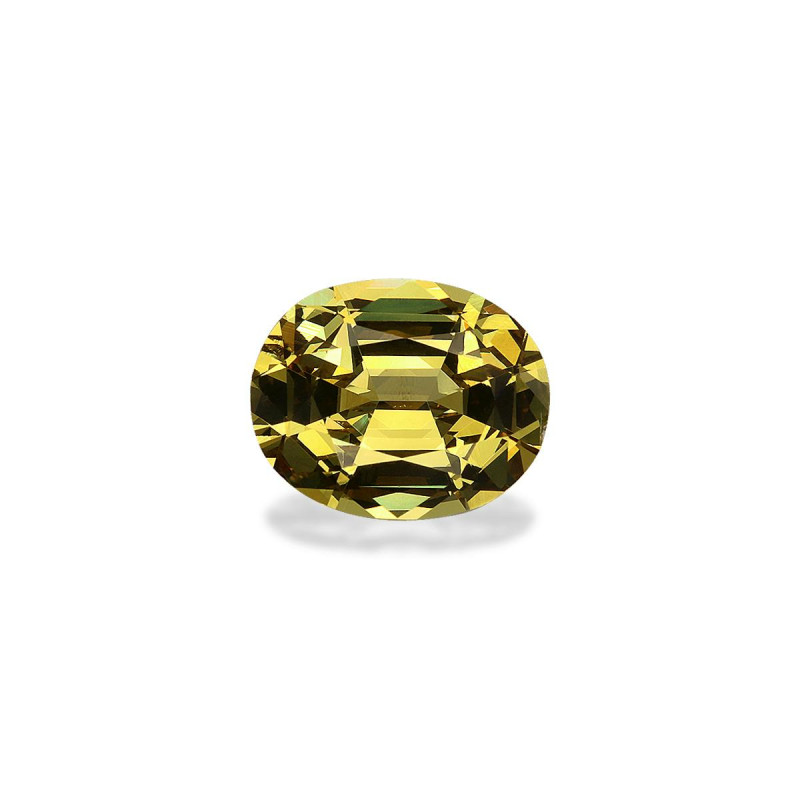 Grenat Grossulaire taille OVALE Lemon Yellow 3.72 carats