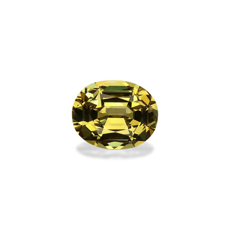 OVAL-cut Grossular Garnet Lemon Yellow 3.72 carats