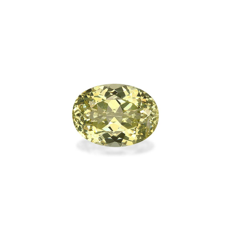 OVAL-cut Grossular Garnet Lemon Yellow 3.71 carats