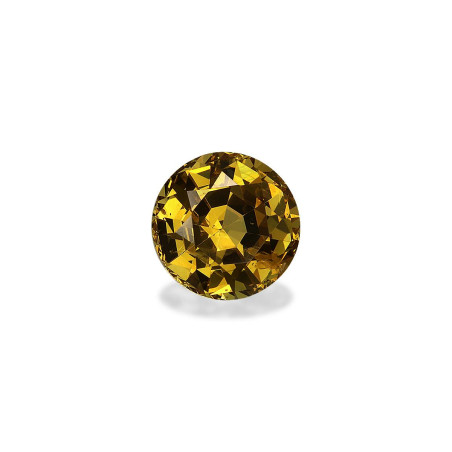 ROUND-cut Grossular Garnet Honey Yellow 3.49 carats