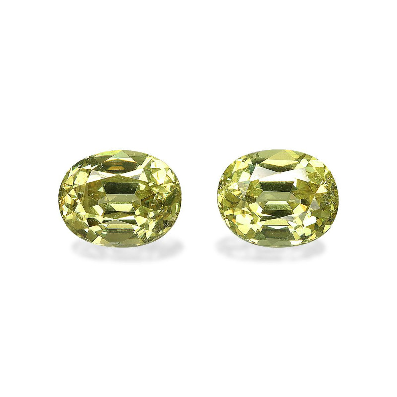 Grenat Grossulaire taille OVALE Lemon Yellow 3.91 carats
