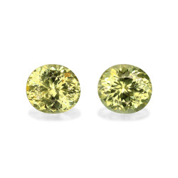 石榴石 taille 椭圆形 柠檬黄 2.28 carats