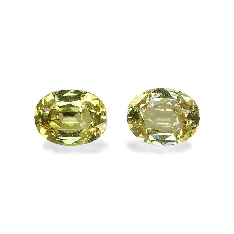 Grenat Grossulaire taille OVALE Lemon Yellow 3.76 carats