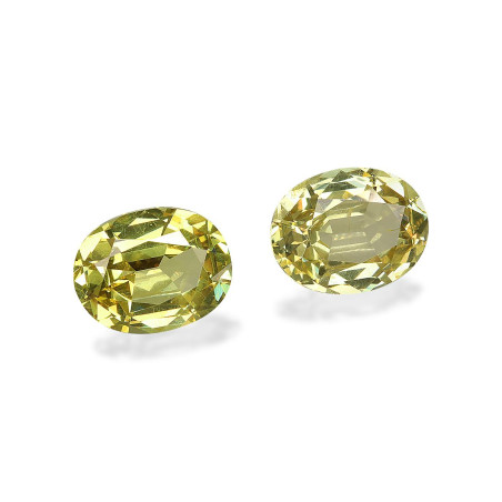 OVAL-cut Grossular Garnet Lemon Yellow 3.76 carats