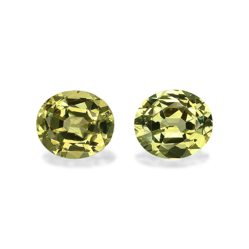 OVAL-cut Grossular Garnet Lemon Yellow 3.02 carats