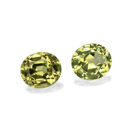 OVAL-cut Grossular Garnet Lemon Yellow 3.02 carats