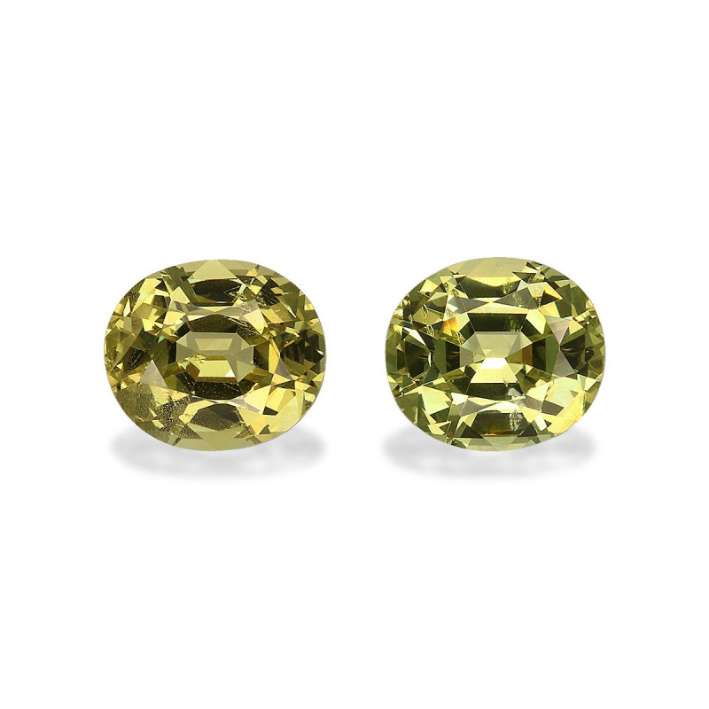 OVAL-cut Grossular Garnet Lemon Yellow 2.74 carats