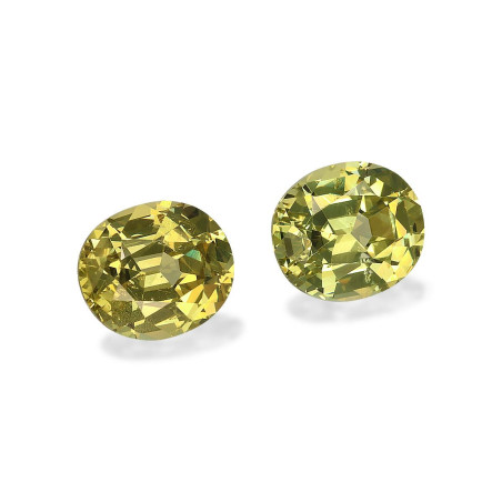 石榴石 taille 椭圆形 柠檬黄 2.74 carats