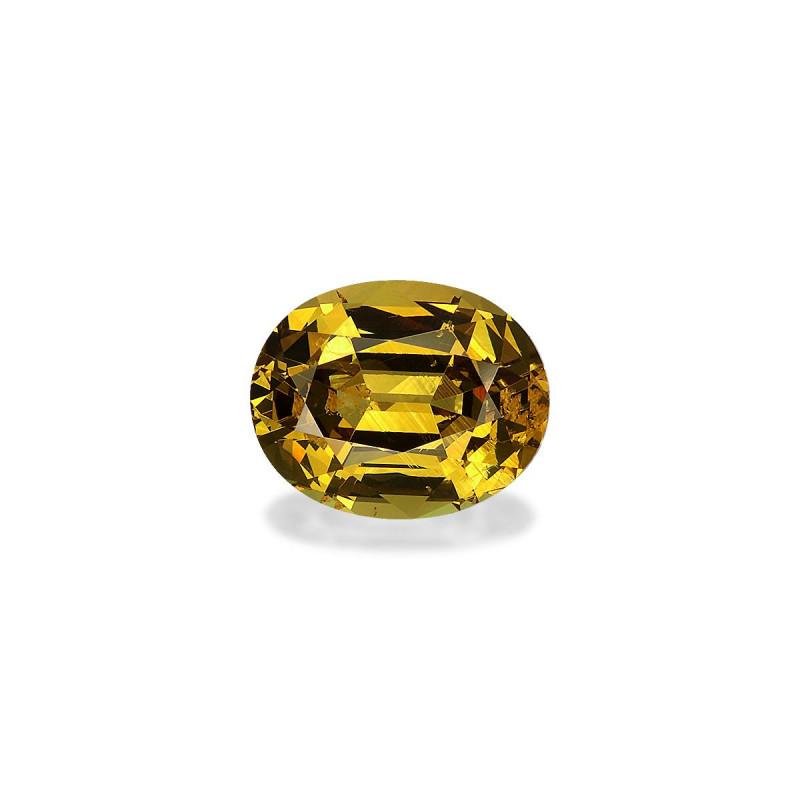 石榴石 taille 椭圆形 蜂蜜黄 3.41 carats