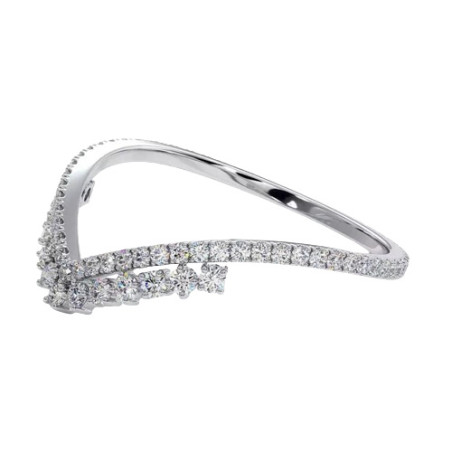 Ma Vie Curved Joaillerie – geschwungener Juweliers-Trauring mit Diamanten