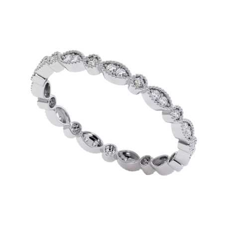 Ma Jolie – Trauring mit Diamanten