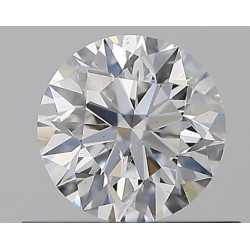 الماس بشكل دائري بوزن 0.5 قيراط