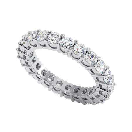 Promesse-Trauring mit Diamanten