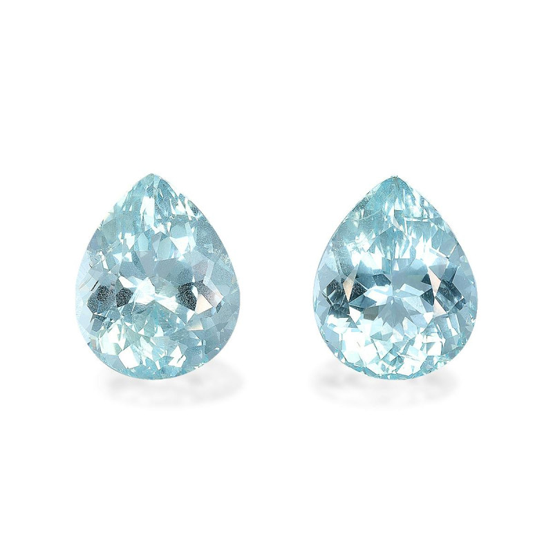 Hemelblauwe peervormige Aquamarijn van 9,95 karaat