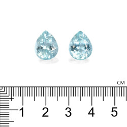 Hemelblauwe peervormige Aquamarijn van 9,95 karaat