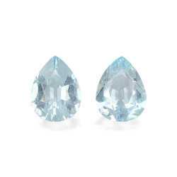 Hemelblauwe peervormige Aquamarijn van 9,14 karaat