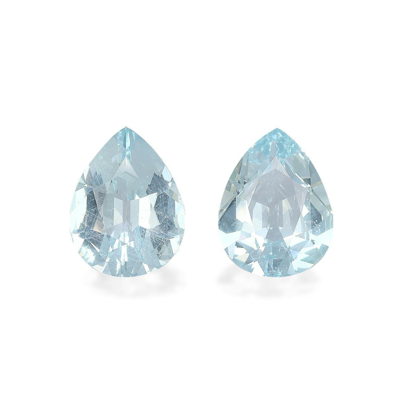 Aquamarin lengte Birne Himmelblau 9.14 karaten