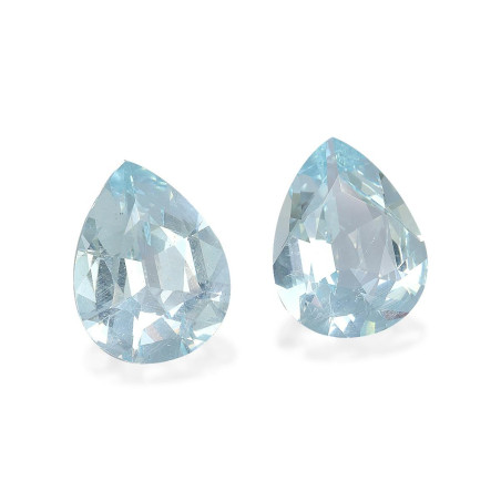 Aguamarina taille Poire Bleu Ciel 9.14 carats