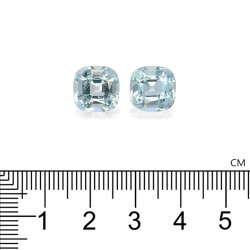 Kussen geslepen Baby Blauwe Aquamarijn van 9.24 karaat