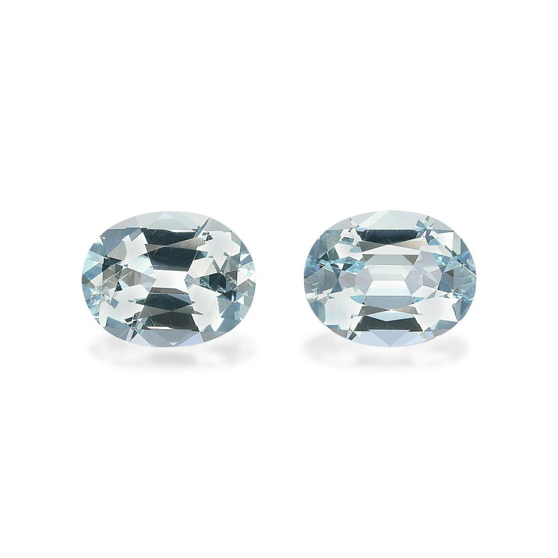 Aquamarin lengte OVAL Himmelblau 4.35 karaten