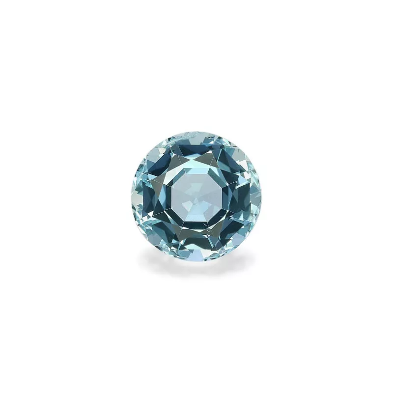 Aigue-Marine taille ROND Baby Blue 1.73 carats